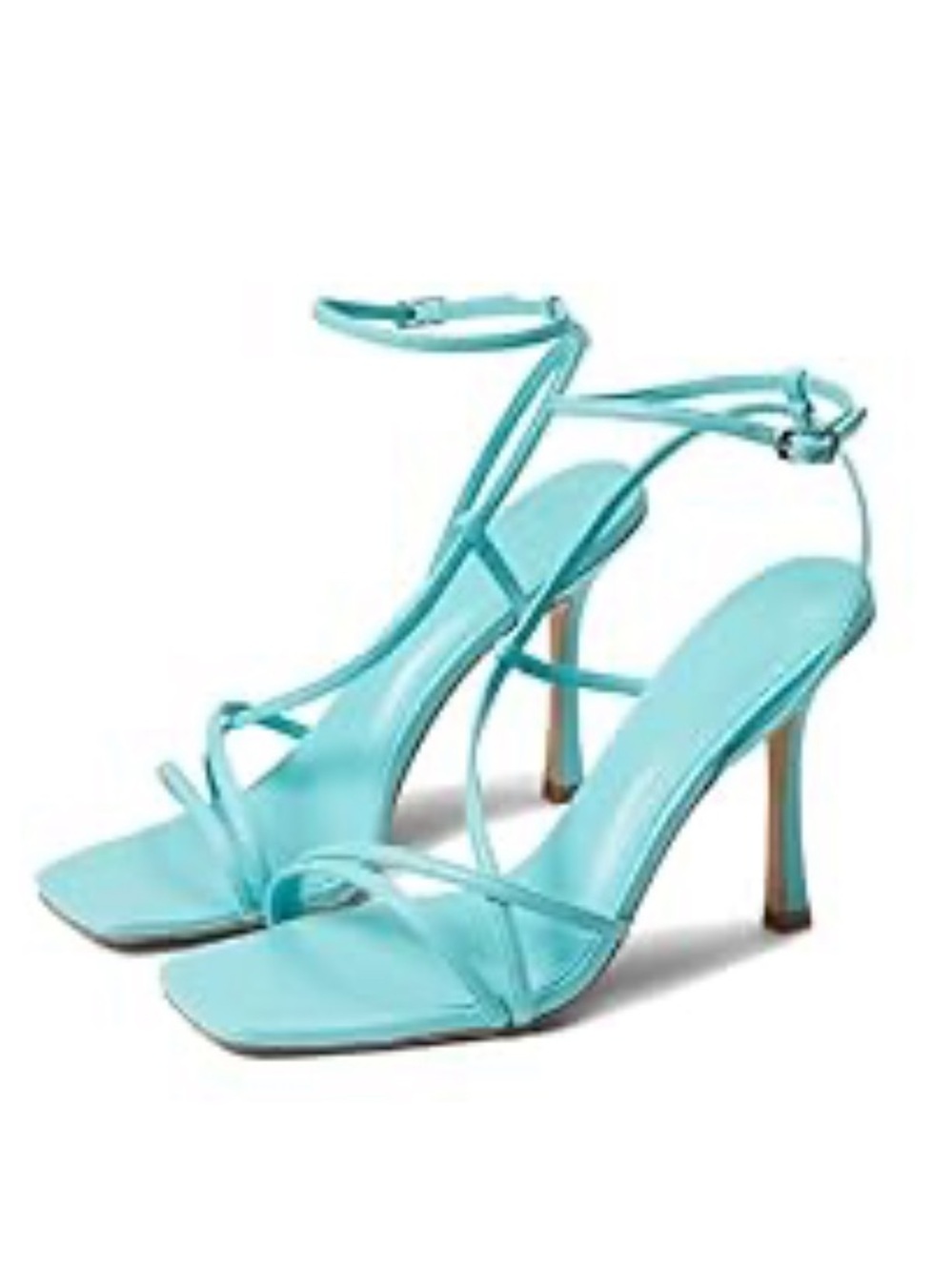 Tony Bianco Strappy Turquoise Heeled Sandals